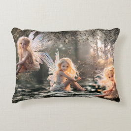 Cherub Fairy Pillow Dekokissen