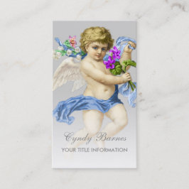 Cherub mit blauem Sash auf jeder Color Business Ca Visitenkarte