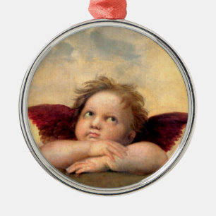 Cherub Silbernes Ornament