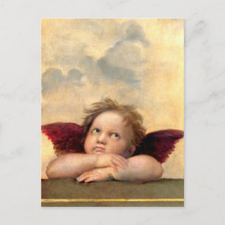 Cherub von Raphael Postkarte