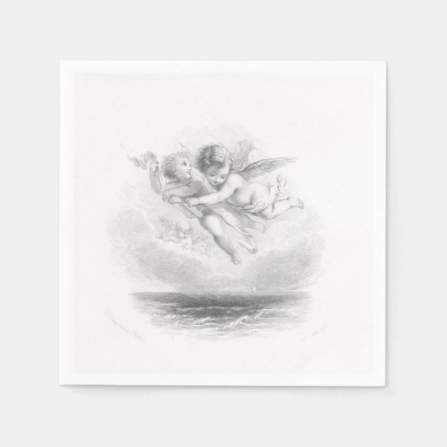 Cherubim Serviette (Vorderseite)