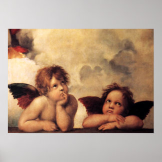 Cherubim von Raphael Poster