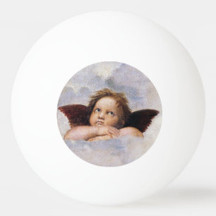 Cherubinen, geflügelte Engel Gemälde von Raffael Tischtennisball