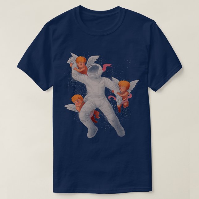Cherubs Astronaut von Tobe Fonseca T-Shirt (Design vorne)