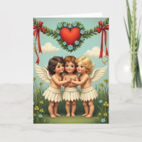 Cherubs Herzliche Verbundenheitskarte