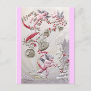 Cherubs Über den Ozean mit Holly und Bell Garland Postkarte