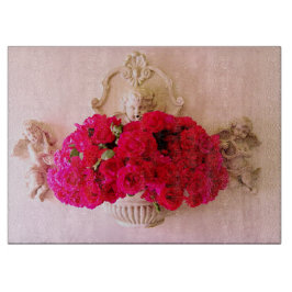 Cherubs und Rose-Wall-Pocket-15x11 Cutting Board Schneidebrett