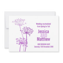 Chervil moderne Blume lila Hochzeit neu geplant