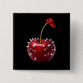 Chery Rock Style Badge Button