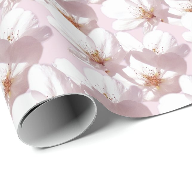 Cheryl Blüten Wrapping Paper Custom Gift Paper Geschenkpapier (Rolleneckpunkt)