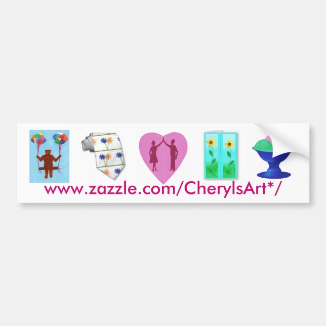 CherylsArt* Autoaufkleber (Vorne)