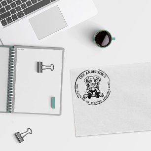Chesapeak Bay Retriever Rücksendeadresse Gummistempel