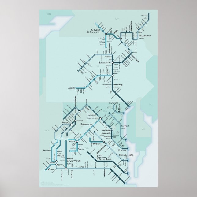 Chesapeake Bay 20 Zoll x 30 Zoll Poster (Vorne)