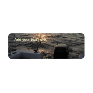 Chesapeake Bay-Adresse Aufkleber-Fischer