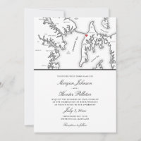 Chesapeake Bay Beach Club Black and White Wedding