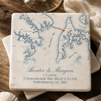 Chesapeake Bay Beach Club Hochzeitskarten-Andenken