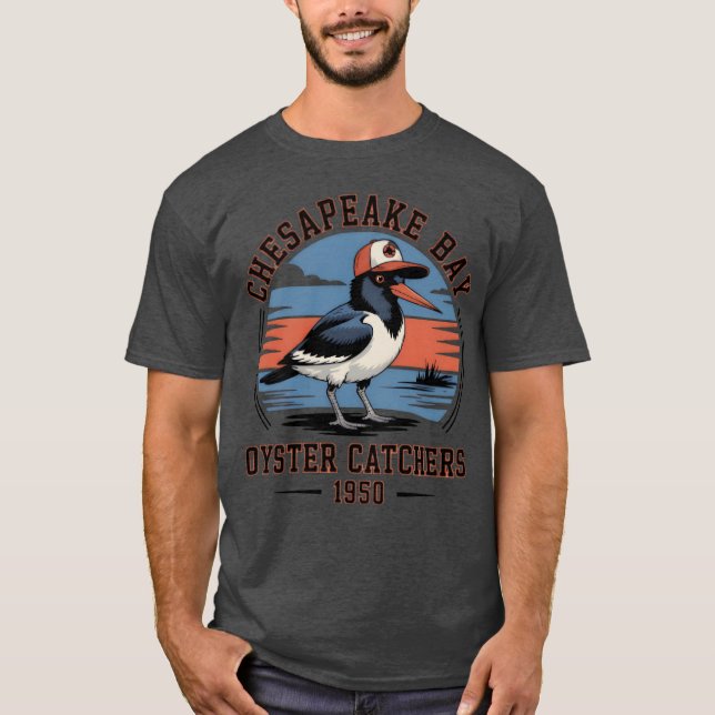 Chesapeake Bay Bird mit Cap Design witzig T-Shirt (Vorderseite)