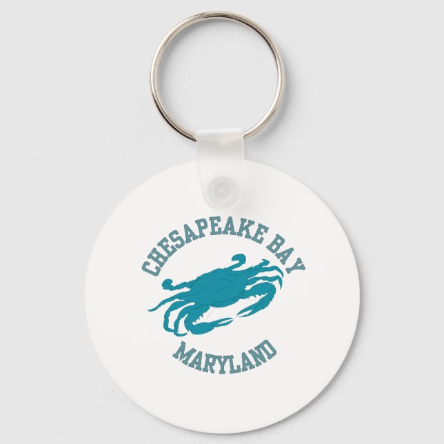Chesapeake Bay Blue Crab Schlüsselanhänger (Vorderseite)