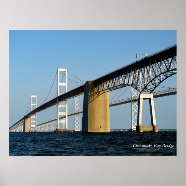 Chesapeake Bay Bridge - DRUCKEN Poster (Vorne)