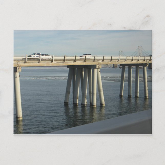 Chesapeake Bay Bridge Postkarte (Vorderseite)