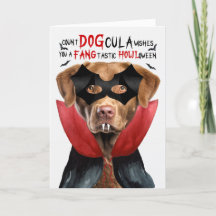Chesapeake Bay Dog Funny Count DOGcula Halloween
