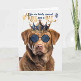 Chesapeake Bay Dog King für den schönen Geburtstag Karte