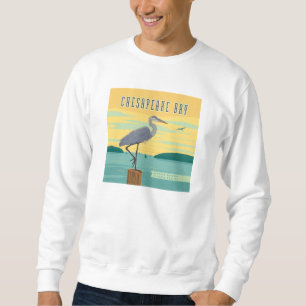 Chesapeake Bay größte Küste Nordamerikas Sweatshirt