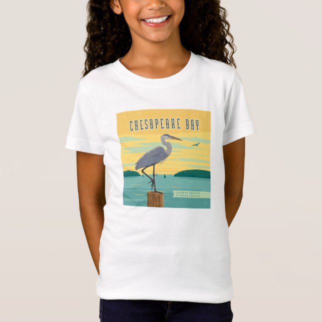 Chesapeake Bay größte Küste Nordamerikas T-Shirt (Vorderseite)