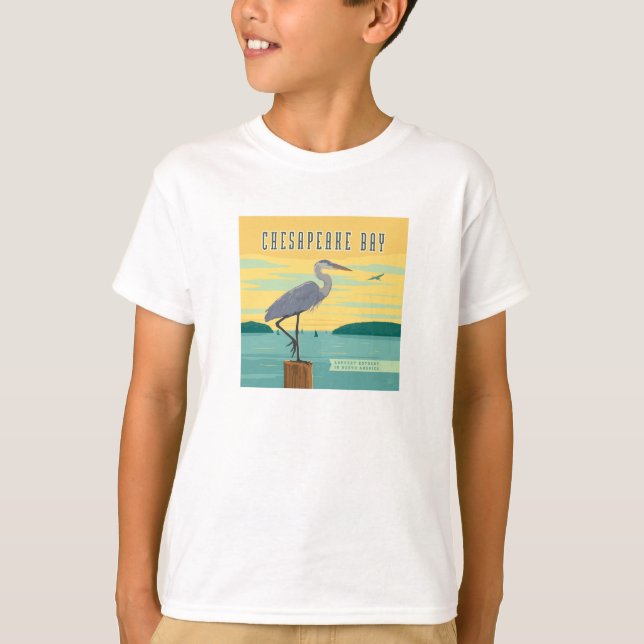 Chesapeake Bay größte Küste Nordamerikas T-Shirt (Vorderseite)