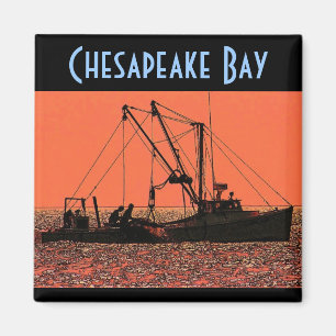 Chesapeake Bay-Magnet - besonders angefertigt Magnet