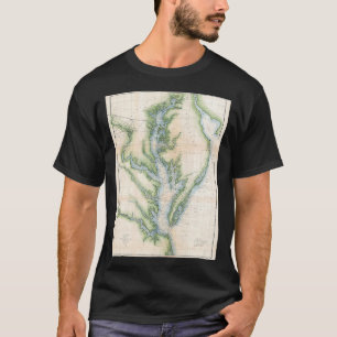 Chesapeake Bay Map T-Shirt