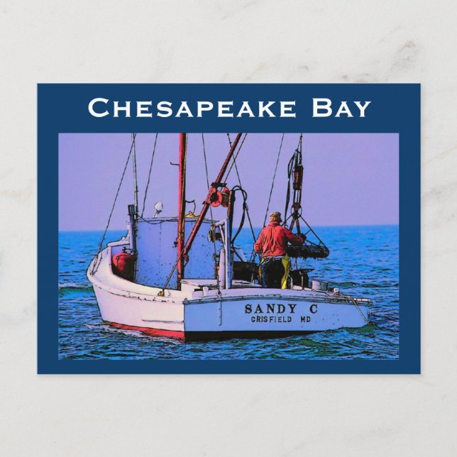 Chesapeake Bay Postcard Postkarte (Vorderseite)