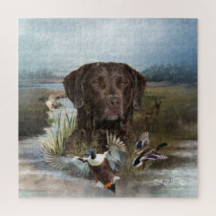 Chesapeake Bay Retriever, Art Puzzle