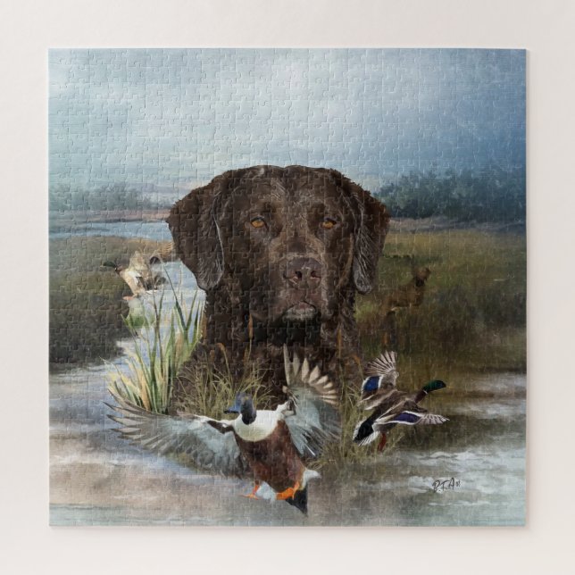 Chesapeake Bay Retriever, Art Puzzle (Vertikal)