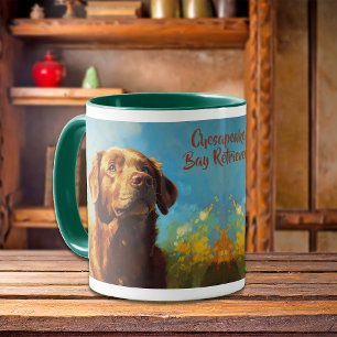 Chesapeake Bay Retriever Dog Portrait Tasse