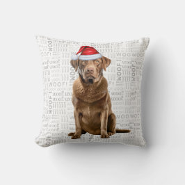 Chesapeake Bay Retriever Dog Weihnachtsfeiertag Kissen