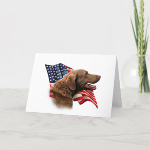 Chesapeake Bay-Retriever-Flagge Karte