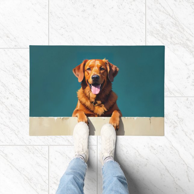 Chesapeake Bay Retriever Fußmatten Kunst Fußmatte (Indoor)