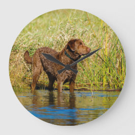 Chesapeake Bay Retriever Hunting Dog Wall Clock Runde Wanduhr
