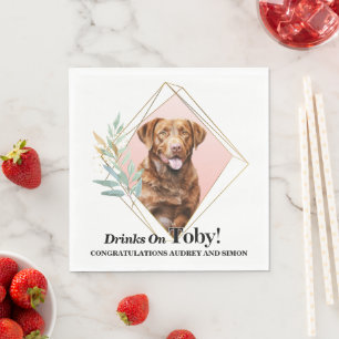 Chesapeake Bay Retriever I Doo Too Wedding Napkins Serviette
