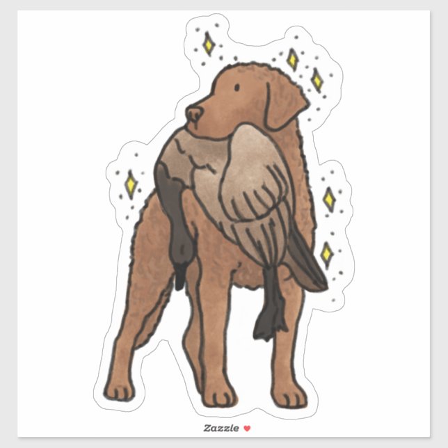 Chesapeake Bay Retriever Jagd Auto Aufkleber (Blatt)