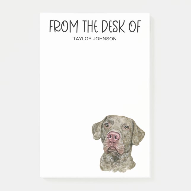 Chesapeake Bay Retriever Liebhaber Post-it Klebezettel (Vorderseite)