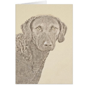 Chesapeake Bay Retriever Malerei Original Dog Art
