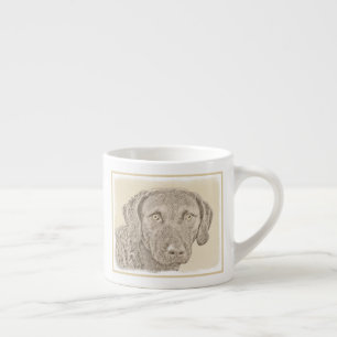 Chesapeake Bay Retriever Malerei Original Dog Art Espressotasse