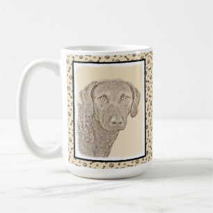Chesapeake Bay Retriever Malerei Original Dog Art Kaffeetasse