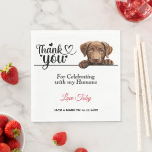 Chesapeake Bay Retriever Servietten mit Hunde-Foto