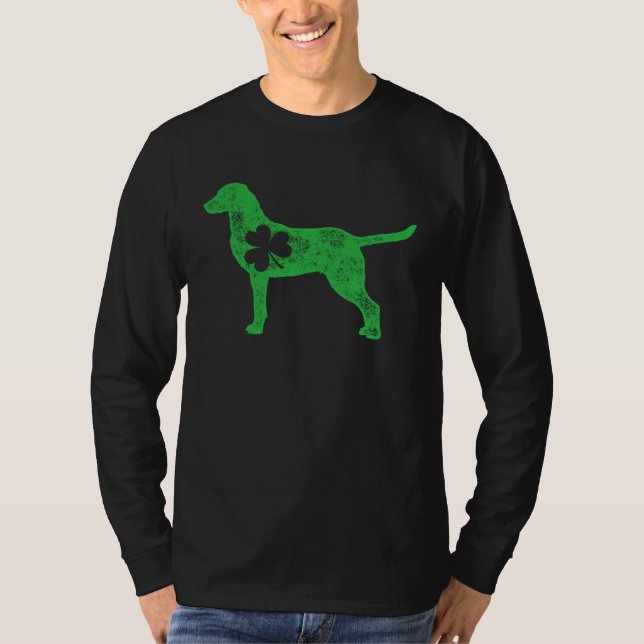 Chesapeake Bay Retriever St Patrick s Day Boys Sha T-Shirt (Vorderseite)