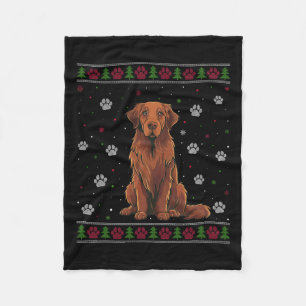 Chesapeake Bay Retriever Weihnachts Sweater Pet Hu Fleecedecke