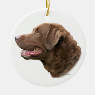 Chesapeake Bay-Retrieververzierung Keramik Ornament