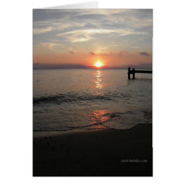Chesapeake Bay-Sonnenuntergang